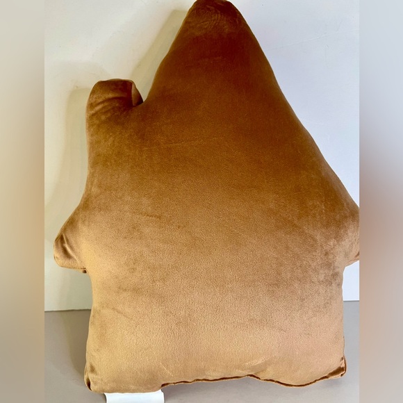 Christmas Gingerbread House Shaped Throw Pillow Cushion Peppermint Candy - Picture 12 of 12